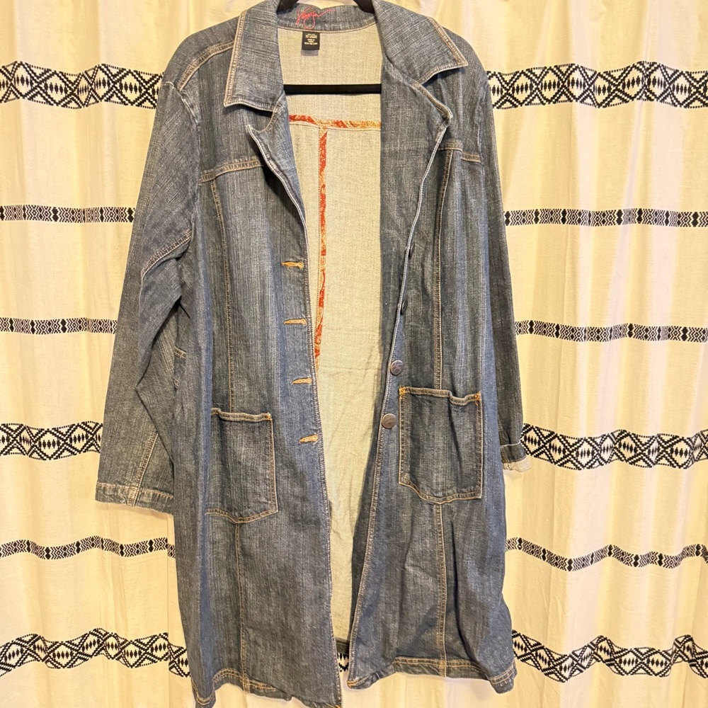 Denim Longline Jacket